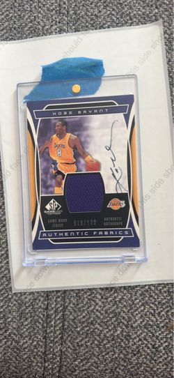 Kobe Bryant game used jersey and autograph