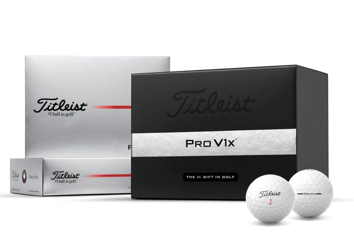 2025/2026 Titleist PRO V1x 2 Dozen Golf Balls Gift Set