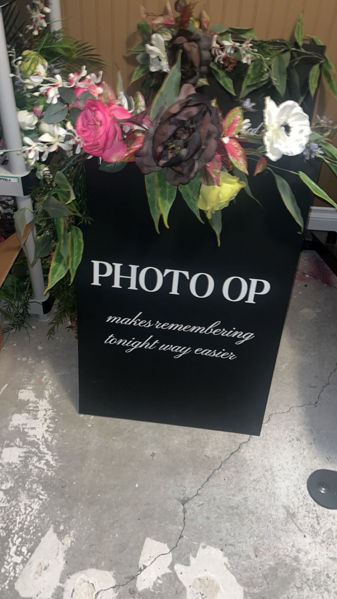 Photo Op Wooden Sign