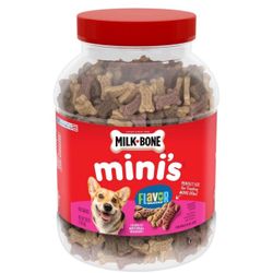 Milk-Bone Mini’s Dog Biscuits – Crunchy Small Treats, 5 Calories Each