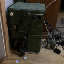 Antique Phone From A Military Ship In World War 2 On Sale $199 