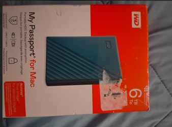 WD My Passport for Mac 6TB Portable Hard Drive