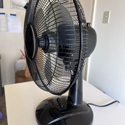 Black Table Fan Works Great 