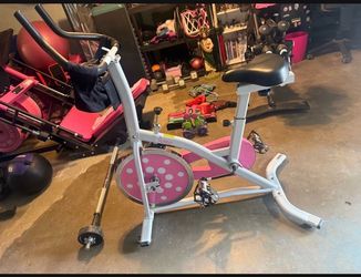 Pink Sunny Health Fitness Cycling Bike