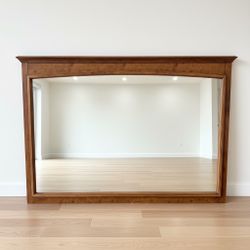Vintage Wood Mirror 