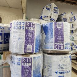 Knauf Insulation
R13 Kraft Faced 15 in. x 32 ft. Fiberglass Insulation Roll for 2x4 Wall - Sound-Reducing and Made in America (1-Roll)