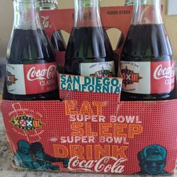 8oz Vintage 1998 CocaCola Compete 6 Pack