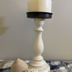 Rustic Farmhouse Style Candle Holder 