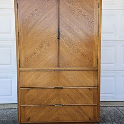 Vintage Armoire / Dresser / Chest by Stanley Furniture Mid-Century Modern