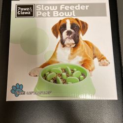 Slow Feeder Pet Bowl - New In Original Box