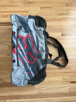 Fox Racing Motocross Canvas Duffle Bag Large With Straps ~27in X 12in X 13in