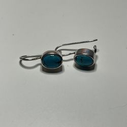 925 Turquoise Hook Earrings