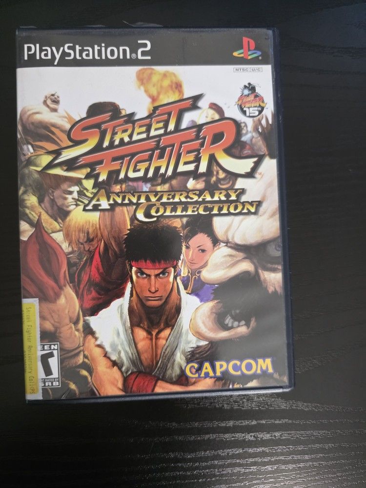 Street Fighter Anniversary Collection PlayStation 2 PS2 Complete
