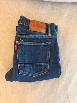 Red Tornado Dark Wash Denim Jeans