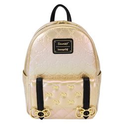 Hello Kitty 50th Anniversary Gold Loungefly Mini Backpack 