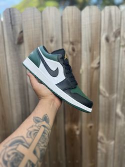 Air Jordan 1 Low Green Toe 