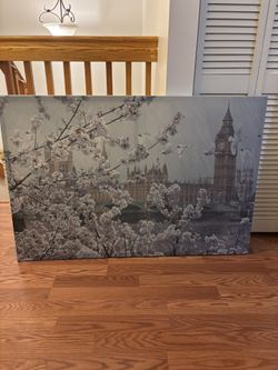 Art On Canvas London Background 