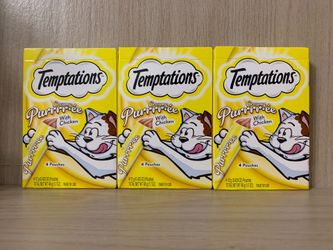 Temptations Chicken Purée Cat Treats, Price for All