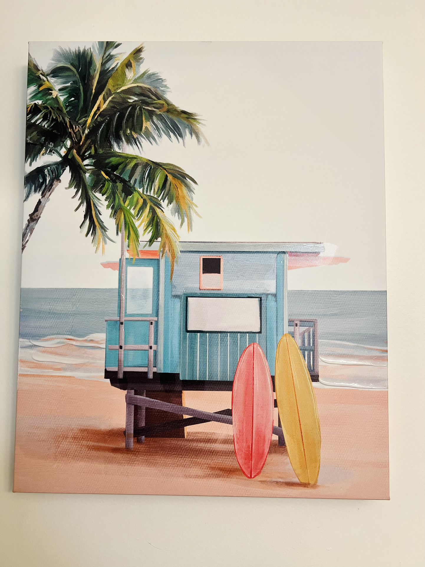 Canvas Beach Print 20”x16”