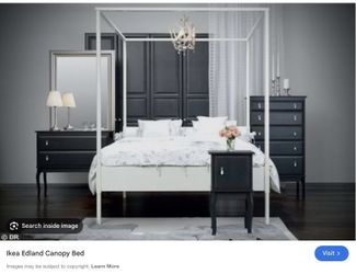 Ikea Edland Canopy Bed Frame
