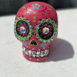 Pink Sugar Skull Decor - Halloween - Day Of The Dead