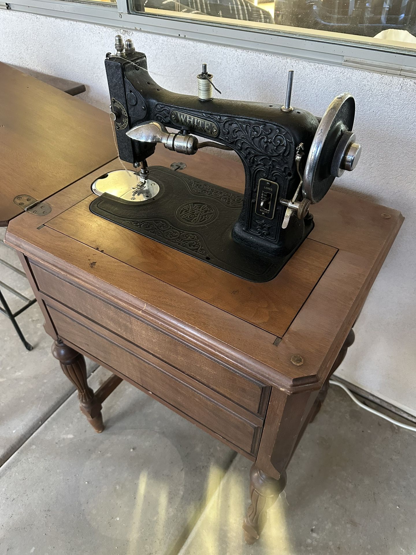 White Rotary Antique Sewing Machine