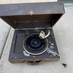 Vintage Crank Record 1920  Player 