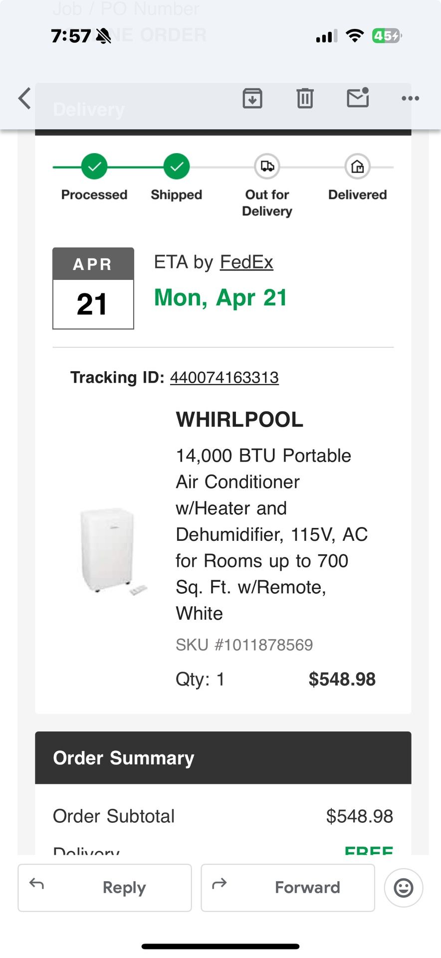 14,000 BTU Portable AC/ Heater/humidifier 