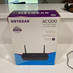 Netgear AC1200 Smart WiFi Router Dual Band Gigabit 