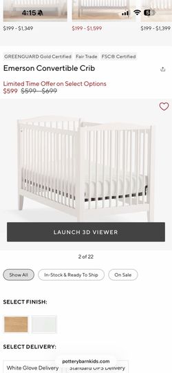Pottery Barn Crib