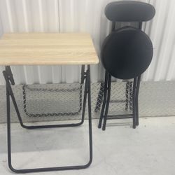 Folding Desk + Chair Set