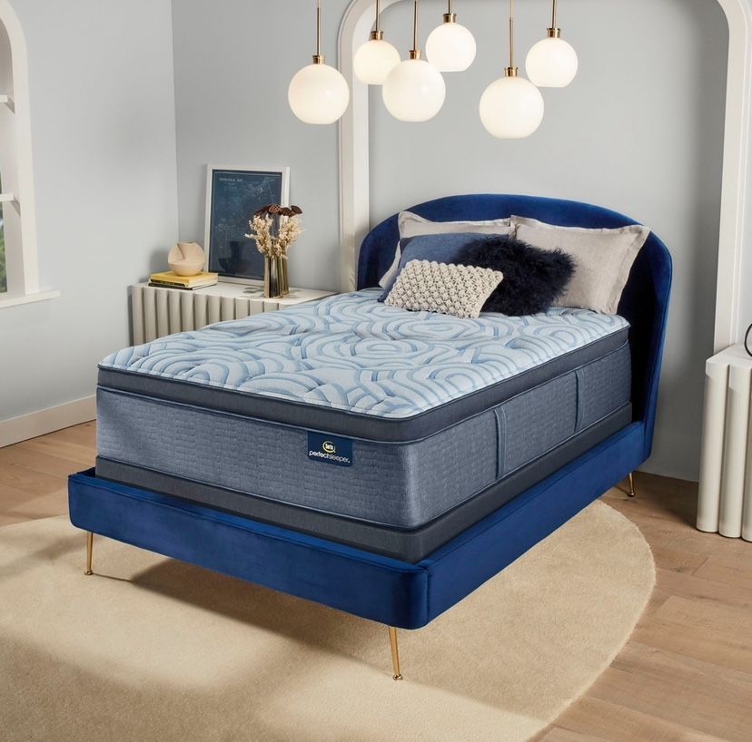 Queen Size Mattress Serta Perfect Sleeper FIRM Pillow Top 16” Inches Thick New From Factory Same Day Delivery Available