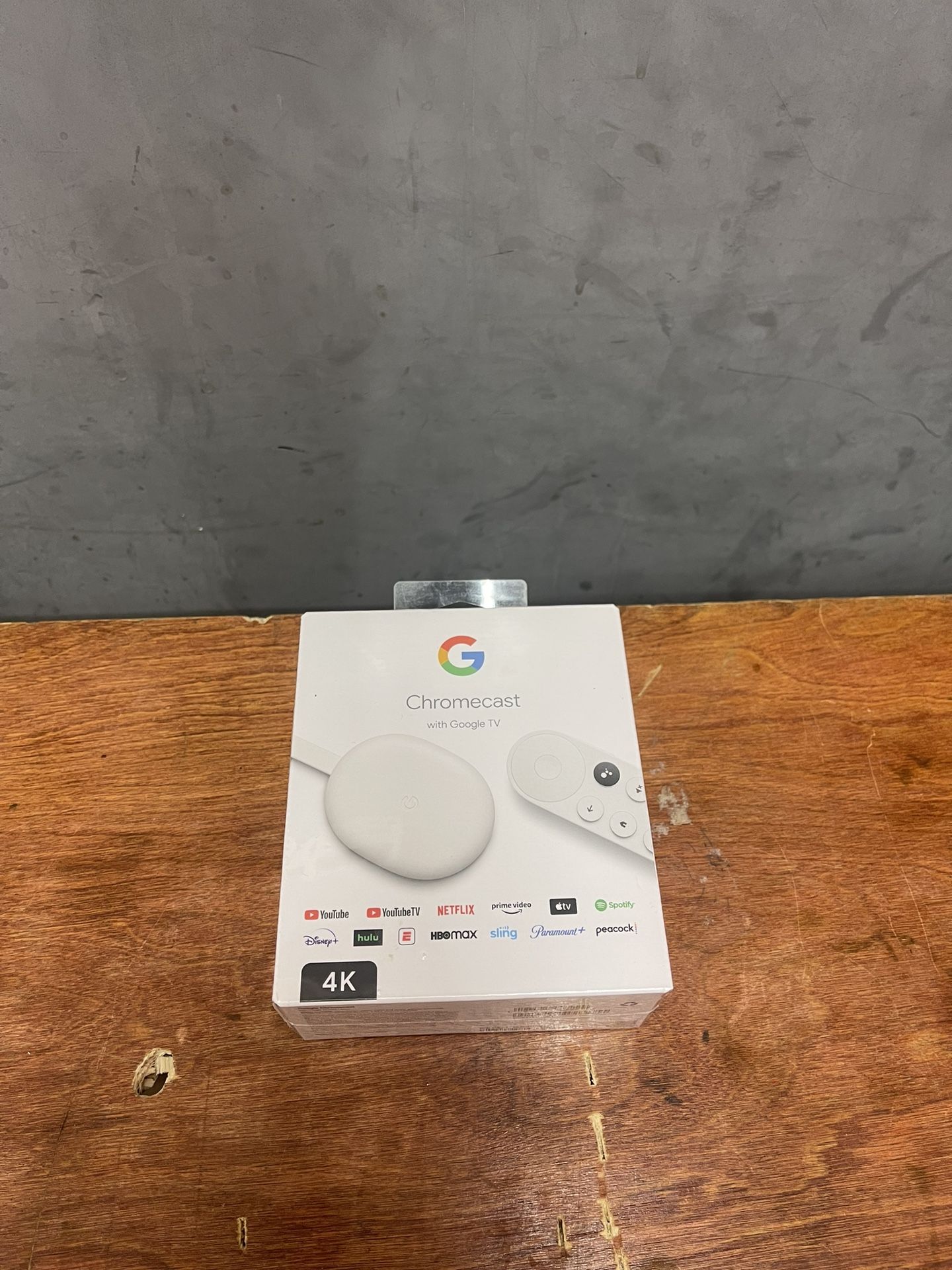 Chromecast with Google TV (4K) - Snow