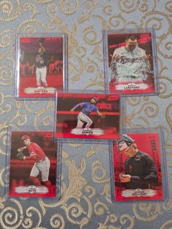 2025 Stadium Club Red Foil Lot