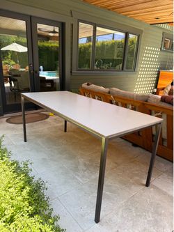 Industrial metal table/desk
