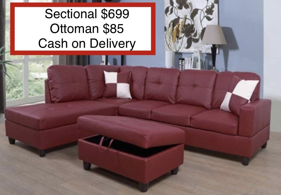 FREE DELIVERY🍀Brand New Sectional Sofa Couch 
