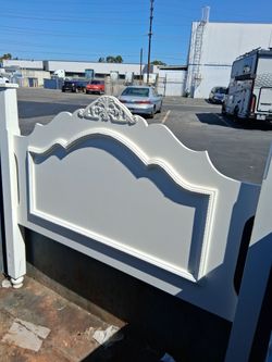 Free White Full size Headboard