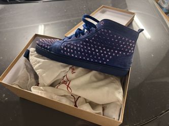 Designer Christian louboutin Purple Spike Size 12