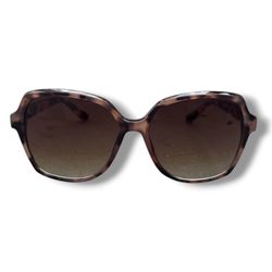 Beeline Tortoise Shell Rounded Square Sunglasses w/ Brown Lenses