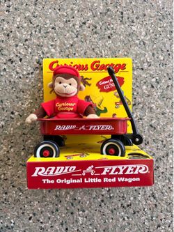 1998 Curious George Radio Flyer wagon