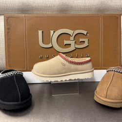NEW - UGG Tasman Slippers in Black, Sand or Chestnut