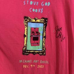 Stove God Cooks Signed T Shirt 