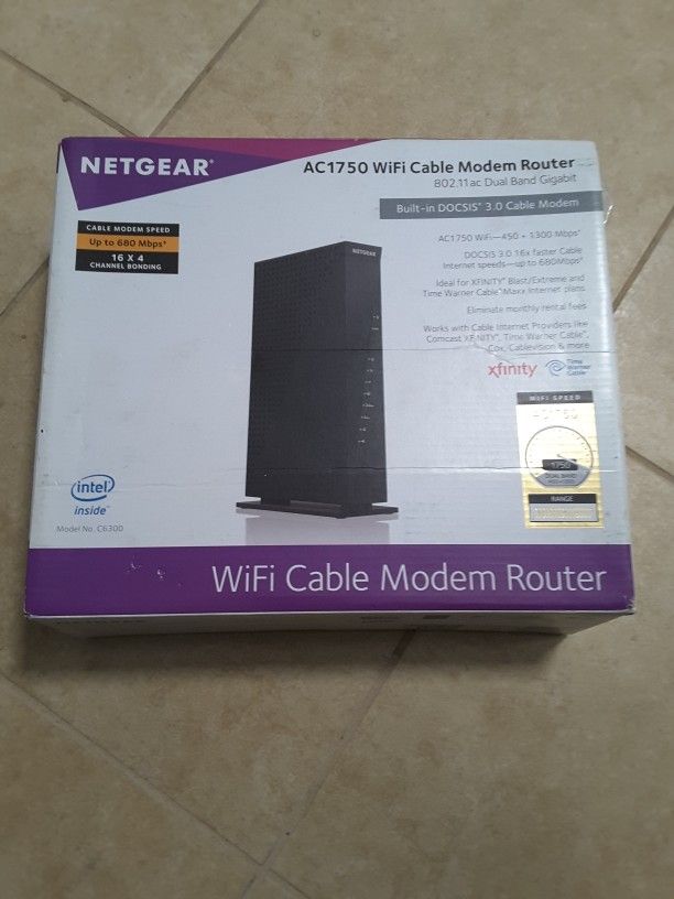 Netgear AC1750 WIFI Cable Modem Router