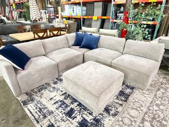 Grey fabric Sectional Couch from Costco