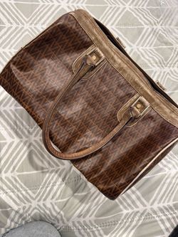 Brown vintage Mario Valentino Project Bag with Zipper