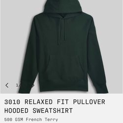 House of Blanks Terry Hoodie-Forest Green