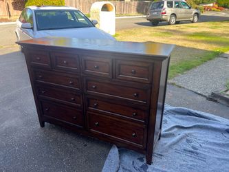 Dresser, Cherry, 10 Drawers, Drawers All Slide As They Should, Delivery