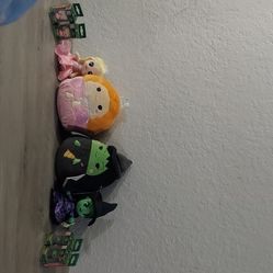 Plushie , funko pop Keychain Set From Wicked 