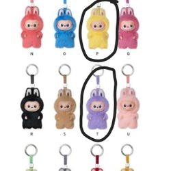 Authentic Pop Mart Pin For Love Plush Pendants (P, &) -See Availability