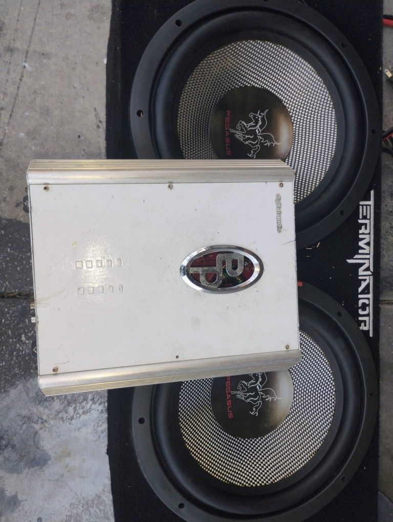 Car Audio Package Deal Two 12s Amplifier Amp Wire Kit Install $450